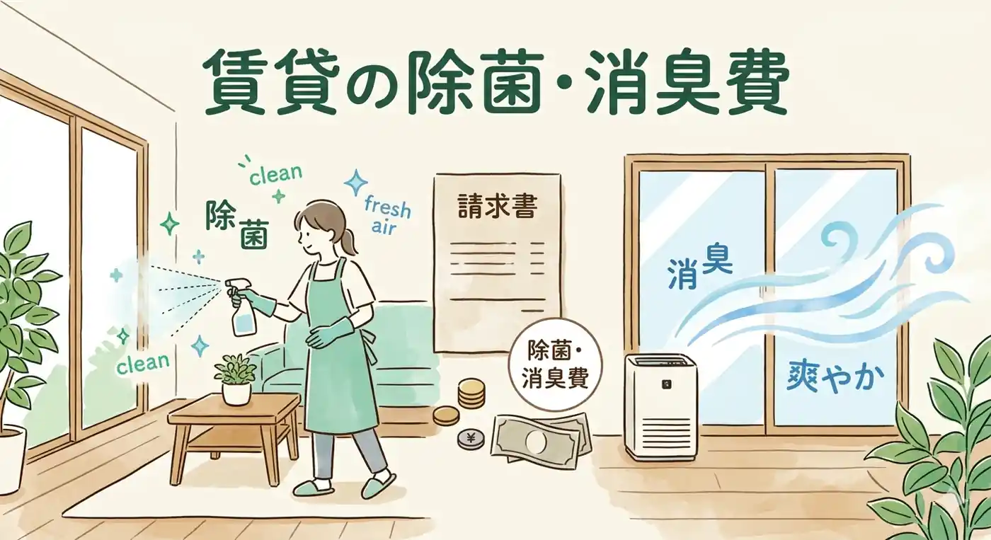 賃貸の消毒料・消臭抗菌費・防虫費は本当に必要？不要といえる理由と外せるケースを不動産会社が解説