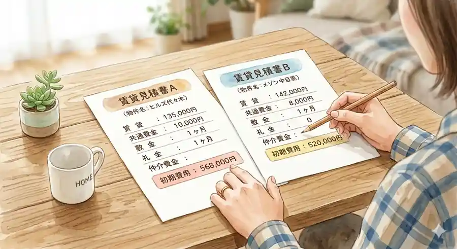 賃貸の見積書を比較して初期費用を安くする方法｜相見積もりと交渉のコツ