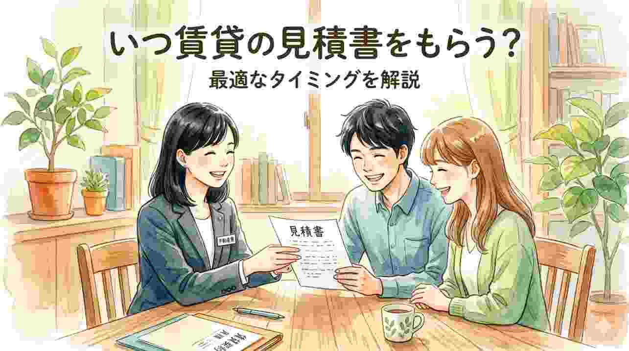 賃貸の見積もりをもらうベストなタイミングは？失敗しない問い合わせ方法